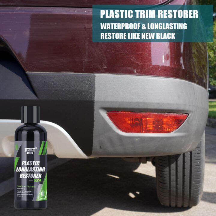 Car Plastic Renovation Wax Hydrophobic Liquid Plastic Restorer Back To ...