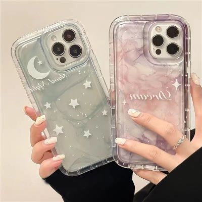 สำหรับ iPhone 11 7 8 Plus 12 14 13 Pro Max X XS Max XR 6 SE 2020 เคส iPhone หนา TPU Soft Case Clear Case ถุงลมนิรภัยกันกระแทกการ์ตูนน่ารัก 1011