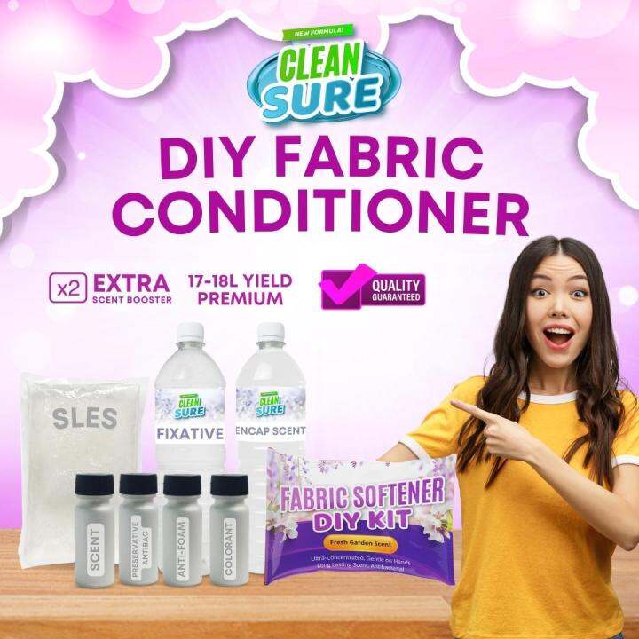 CleanSure Fabric Conditioner DIY Kit 10 Liters Yield Premium FabCon Set