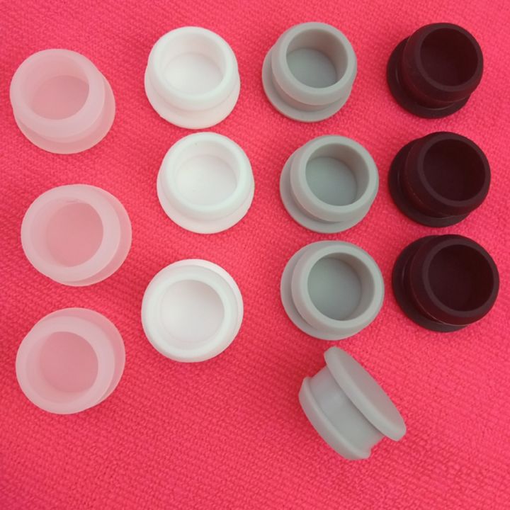 dt-hot-2-5mm-50-6mm-silicone-rubber-caps-black-white-transparent-grey-t-type-hole-plugs-snap-on-gasket-blanking-end-stopper