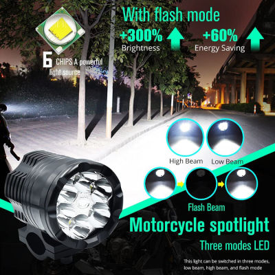 เพิ่มเติมรถจักรยานยนต์ไฟ LED สปอตไลท์กะพริบสำหรับคาวาซากิ Zx10R 2005 Z250Sl นินจา250R Ex650 versys 1000นินจา400 Z1000Sx