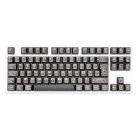 Taihao Smoky Quartz Cubic ABS Doubleshot Keycap โปร่งใสลูกบาศก์ชนิดสำหรับคีย์บอร์ดสีเทาเข้ม