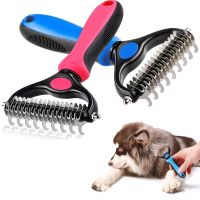 Dog Deshedding Shedding for Dogs Cats Fur Knot Cutter sided Grooming Comb