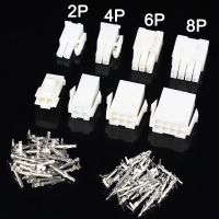 10set/lot 4.14mm 2/4/6/8 pin Automotive 4.14 Electrical wire Connector Male Female cable terminal plug Kits Motorcycle car Electrical Connectors