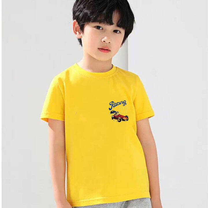 k-2220เสื้อยืดแขนสั้นเด็กลายการ์ตูนน่ารัก-ผ้านุ่มใส่สบาย-ลายเยอะ-สีครบ-ไซส์ครบ-ปลีก-ส่ง