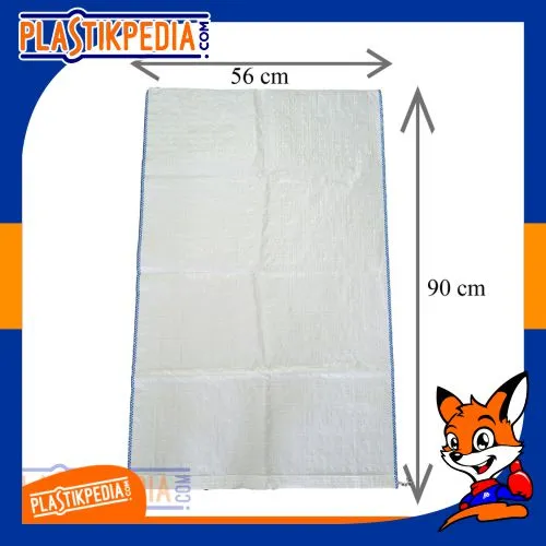 Karung Beras Plastik Putih 56x90 (50kg) - Isi 500 pcs | Lazada Indonesia