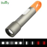 Dolity ไฟฉายซูมเดินป่าตั้งแคมป์ใช้ในกรณีฉุกเฉินปีนเขาไฟฉาย LED แบบชาร์จไฟได้