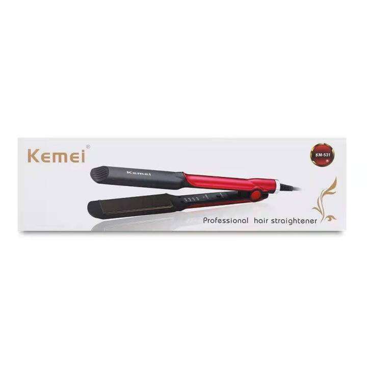 kemei-ที่หนีบผมแบบตรงและม้วนผมลอน-แบบ-2in1