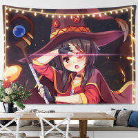 อวยพรโลกที่สวยงามพรมอะนิเมะ Kawaii สาว megumin อุปกรณ์ตกแต่งผนังการ์ตูนญี่ปุ่น HD พรมการตั้งค่าการตกแต่งห้อง