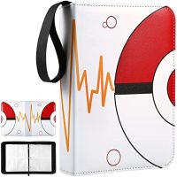 ↂ Pokemon Card Binder Trading Card Collections Album Holder Protector Folder Book Sleeves Can Hold 400Pcs