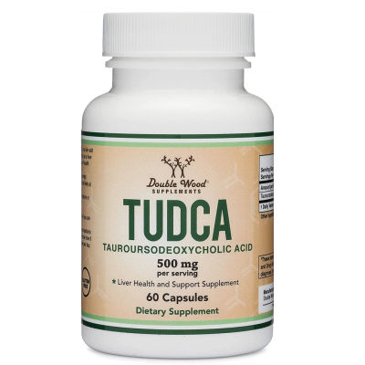 TUDCA Liver Support - Double Wood Supplement (500mg 60 แคปซูล)