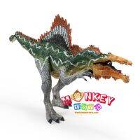 Monkey Toys - โมเดล ไดโนเสาร์ Spinosaurus เขียวรุ้ง ขนาด 37.00 CM (จากหาดใหญ่)