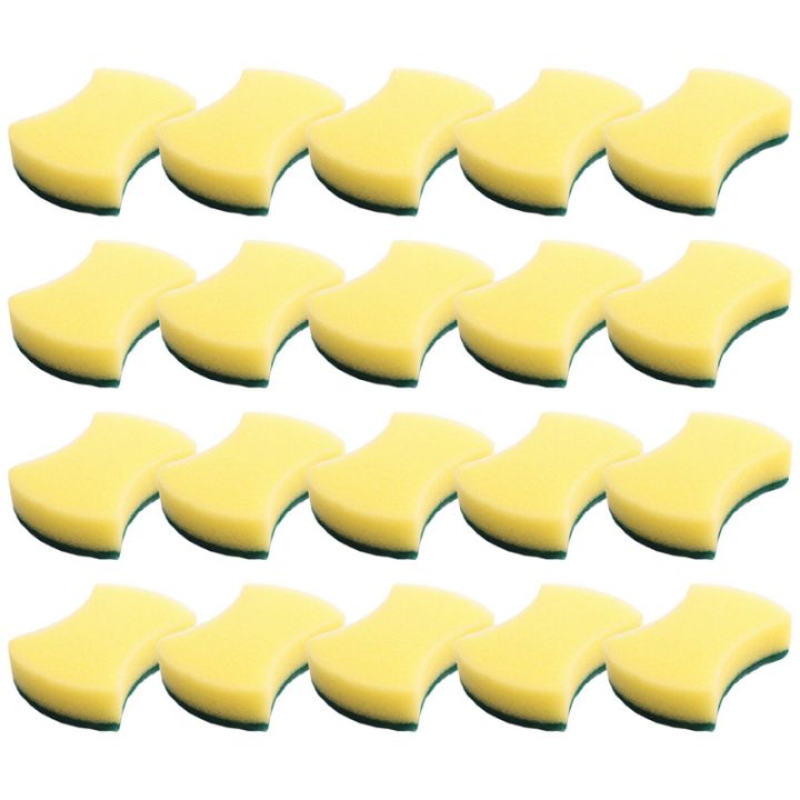 40-pcs-cleaning-scrub-sponge-for-kitchen-tableware-bathroom-car-wash-scrub-sponge-pad