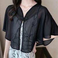 【Miki Xinyuan】 Women 39; SCloakScarf Waistcoat Loose Sunscreen Shawl Stings Fake Collar Cape T90