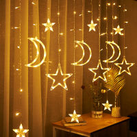 Star String Lights LED Garland Fairy Curtain Light Fairy Lights 3.5M Outdoor Indoor Bedroom Home Party Wedding Ramadan Decor