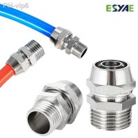 KPC Pneumatic Fitting Nickel plated copper Thread 1/8 1/4 3/8 1/2 BSP 4mm 6mm 8mm Quick Connector Hose Fittings Tube Connectors