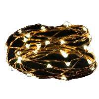 2pcs 3 Meter 30 LED Silver Button Battery Mini Copper Wire Garland Lights for You