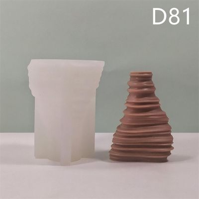 D81 New Hills and Peaks Candle Silicone Mold Gypsum form Carving Art Aromatherapy Plaster Home Decoration Mold Gift Handmade