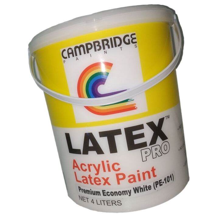 COD CAMPBRIDGE FLAT LATEX WHITE PE101 ODORLESS ( 1 GALLON
