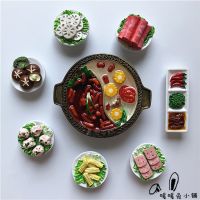 Sichuan Chongqing Tourism Hot Pot Side Dish Food Resin Fridge Magnet