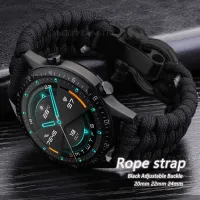 20/22/24mm band Strap for Huawei Watch 3 2 Pro GT2 GT3 46mm 42mm Rope Bracelet for Samsung Galaxy Watch4 3 41mm 45mm accessories Straps