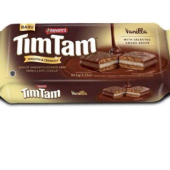 Tim Tam Vanilla Chocolate Biscuits 【94.5g】 