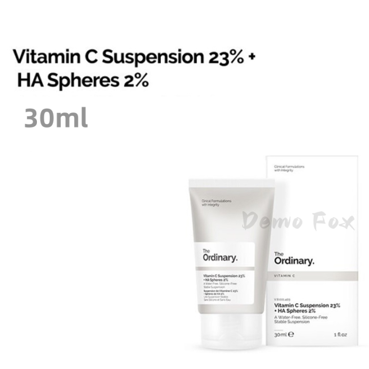 THE ORDINARY Vitamin C Suspension 23 + HA spheres 2 30ml Lazada