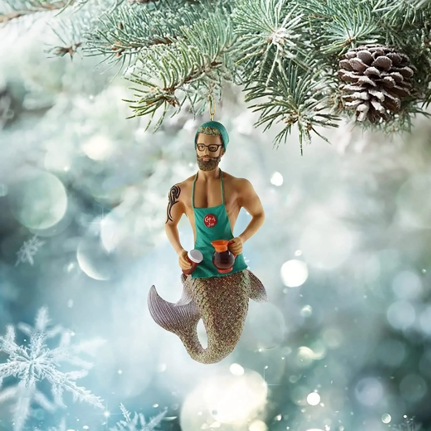 Buy 20Styles Male Mermaid Acrylic Funny Gifts Car Decoration Christmas  Ornament Pendant Hanging Crafts At Affordable Prices — Free Shipping, Real  Reviews With Photos — Joom | Male Mermaid Christmas Tree Decoration