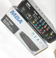 แอมป์ขยายเสียง MBA AC/DC รองรับสัญญาณบลูทูธ USB AUX รุ่น AV268A D 12