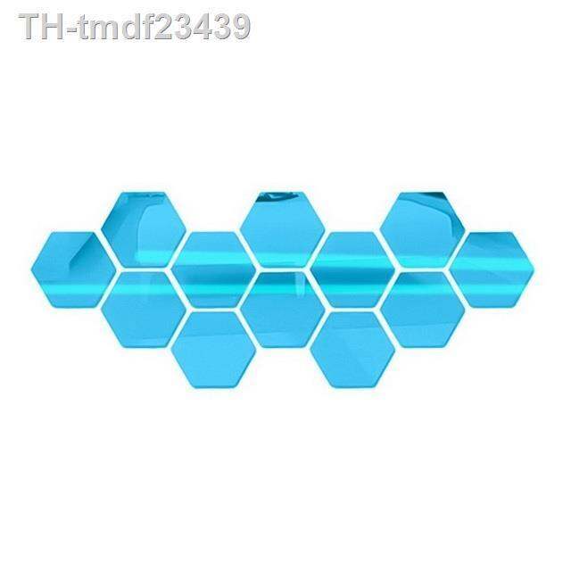 new-12pcs-hexagon-mirror-wall-stickers-room-mirrored-sticker