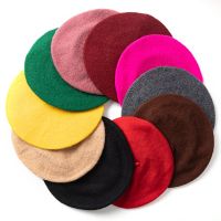 【YD】 Hat Wool Berets French Beret Painter Female Warm Walking Cap