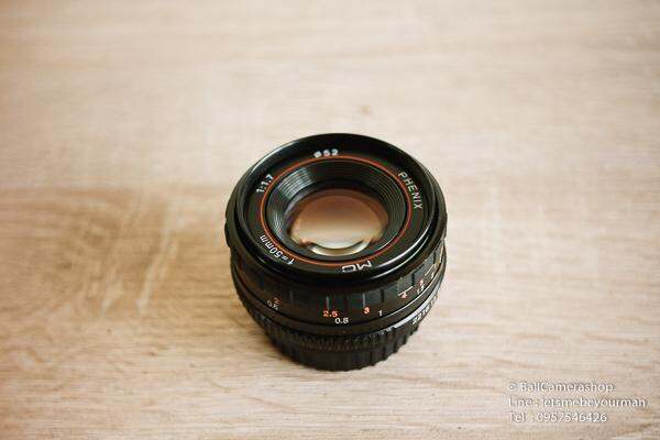 ขายเลนส์มือหมุน-phenix-50mm-f1-7-ของใหม่มือหนึ่งไม่เคยเเกะใช้งาน-สำหรับใส่กล้อง-nikon-dslr-ได้ทุกรุ่น