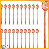 YEAHGIRL 20PCS สีส้มสีส้ม ปากกาเจล ของขวัญสำหรับเด็ก พลาสติกทำจากพลาสติก ปากกาลูกลื่น ที่มีคุณภาพสูง 0.5มม. ปากกาที่เป็นกลาง ออฟฟิศสำหรับทำงาน