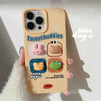 Apple เคสโทรศัพท์มือถือ iPhone 15/14/13/12/11/X/x/xr สามมิติการ์ตูนสัตว์รูปร่าง14 Pro Max เคสโทรศัพท์มือถือซิลิโคน15 Plus ปลอกนิ่ม13 Mini ที่ล้อมรอบด้วยกันตกเคสป้องกัน