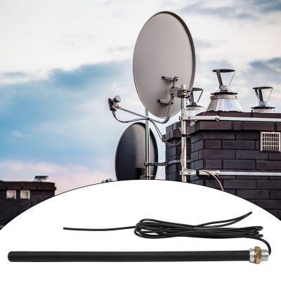 Outdoor 433.92MHz Antenna with RG174 Cable Garage Door Remote Control Signal Enhancement Antenna