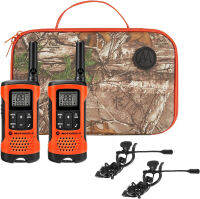 Motorola Solutions, Portable FRS, T265, Talkabout, Two-Way Radios, Rechargeable, 22 Channel, 25 Mile, Orange, 2 Pack