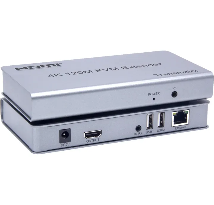 KVM Extender HDMI 1080p 60M - Estensione USB E Audio Via Cavo CAT6, Per Ufficio O Casa