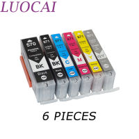 【Worth-Buy】 Print It Mall LuoCai 6ตลับหมึกสำหรับ PGI-570 CLI-571 570 571 PIXMA MG7750 MG7751เครื่องพิมพ์ MG7753 MG7752