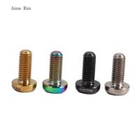 ANNE ที่ยึดปั๊มลมในจักรยานเสือหมอบจักรยาน2ชิ้น/กล่อง,M5x12mm อัลลอยไทเทเนียมที่วางขวดน้ำบนจักรยานสกรูกระบอกน้ำกรงสลักเกลียวยึดที่วางขวดติดจักรยาน