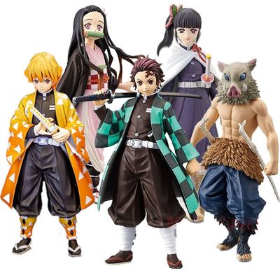 🧡โมเดลนักรบพีวีซีจากอนิเมะ16CM,ตุ๊กตาขยับแขนขาได้สังหารปิศาจ Kimetsu No Yaiba