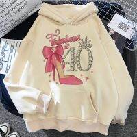 40 Ans 40th ปี Hoodies วันเกิดผู้หญิงวินเทจ2023เสื้อผ้าญี่ปุ่นผู้หญิงเสื้อกันหนาว Kawaii