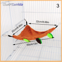 [Clark Carrida] ถังเจาะผ้าสักหลาดเปลญวนสัตว์เลี้ยงแฮมสเตอร์รังนกหมูจริงสัตว์เลี้ยงขนาดเล็กเตียงแขวน