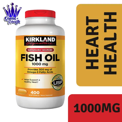 Kirkland FISH OIL 1000 mg Provides 300 mg of Omega3 Fatty Acids 400