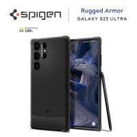 [ของแท้ พร้อมส่ง] Spigen Rugged Armor เคสสำหรับ Samsung Galaxy S23 Ultra