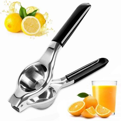 （HOT NEW）สแตนเลสสตีลมะนาว Stings Juicer พร้อมซิลิโคน HandleSqueezer DIY Juice Tool Cocina