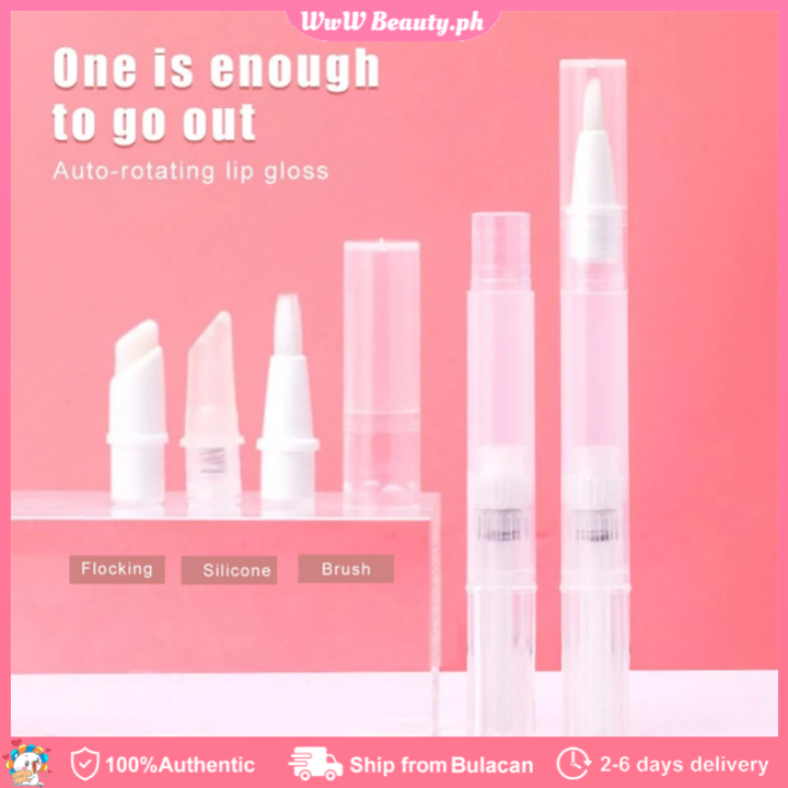 5ML Liquid Foundation Dispenser Rotating Vacuum Pen Lip Gloss Travel