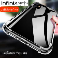 เคสกันกระแทก ใส สำหรับ infinix ทุกรุ่น Note8 Note10 Hot9 Hot10 Hot9play Hot10play Smart4 Smart5 SmartHD