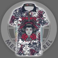 TR1106- TRIBAL JAPANESE STYLE 2 POLO SHIRT（Contact the seller, free customization）