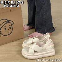 Thick-Soled Sandals 2023 New Fashion Height-Increasing Platform Shoes Beach