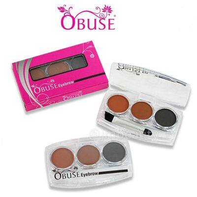 คิ้วฝุ่นObuse Eyebrow OB-039 รุ่นในตำนาน คิ้วฝุ่นสามช่อง ขนาดพกพา